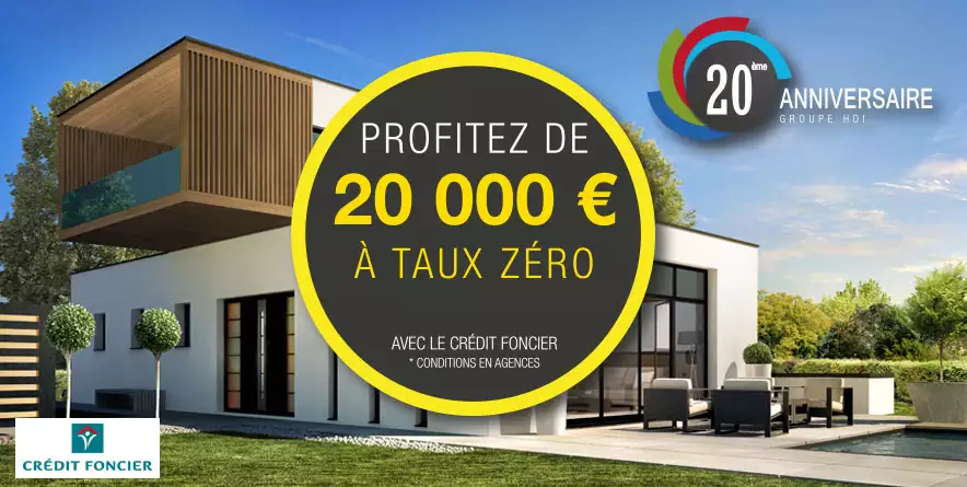 20 000 € supplémentaires à taux zéro pour les 20 ans du Groupe HDI