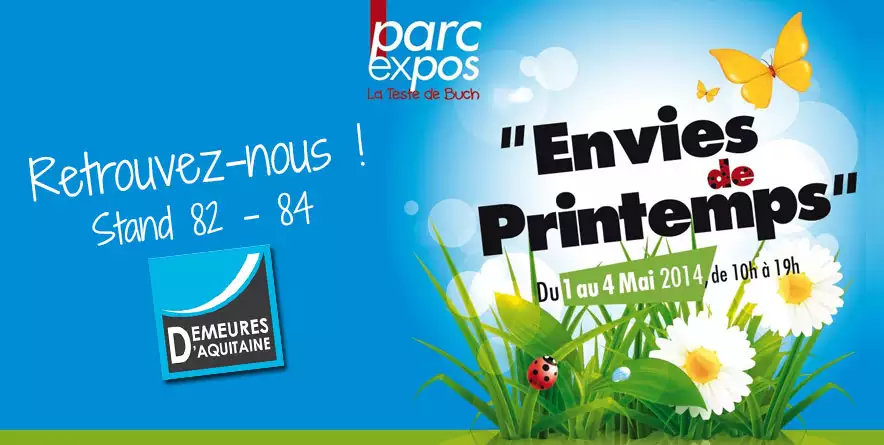 Demeures d'Aquitaine au salon Envie de Printemps à La Teste de Buch