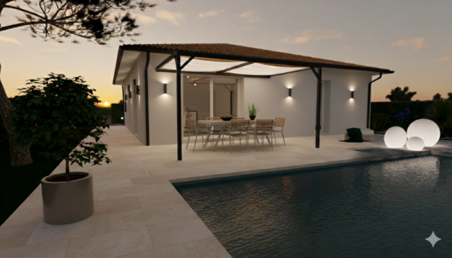 Maison de 80m² à Vielle saint Girons (40560)