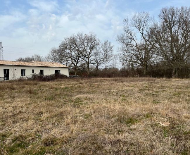 TERRAIN CONSTRUCTIBLE DE 1300M² ENV A CARIGNAN DE BORDEAUX 33360 PROCHE DE TRESSE ET FARGUES SAINT HILAIRE