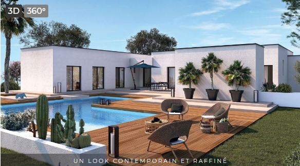 Maison contemporaine à Saint-Aubin-de-Médoc – 145 m² sur terrain proche commodités et écoles