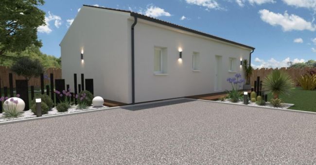 Maison neuve à Hourtin : plain-pied de 90 m² sur terrain viabilisé, proche lac, écoles et commodités