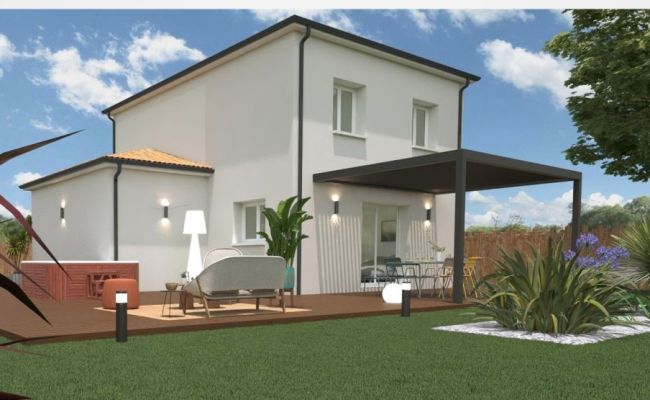 Maison neuve à étage de 100 m² avec garage sur terrain de 600 m² au cœur de Le Haillan, proche écoles et transports