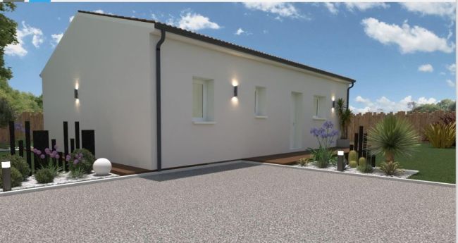 Maison neuve 4 pièces à Eysines centre, sur terrain 470 m2 proche écoles et transports