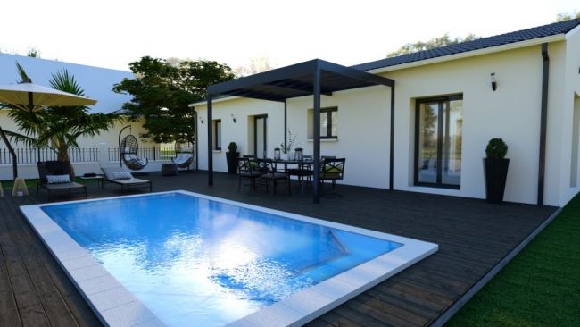 Maison de 95M2 sur un terrain de 500M2 sur la ville de SAUCATS