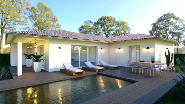 Maison de 120m² avec garage de 15m² à Cazaux