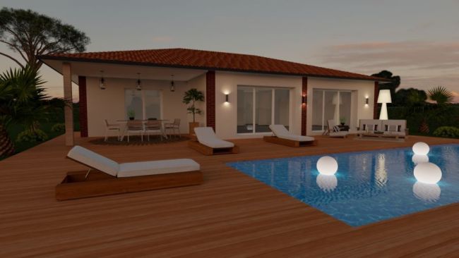 Maison de 123m² au Golf à Biscarrosse (40600)