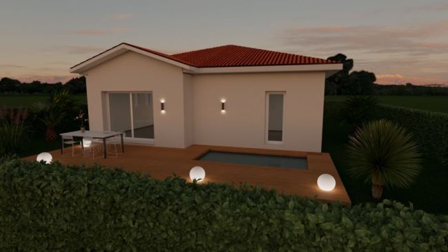 Maison familiale en plein centre ville de Biscarrosse (40600)