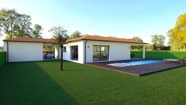 Villa de 120m²  avec patio à Biscarrosse (40600)