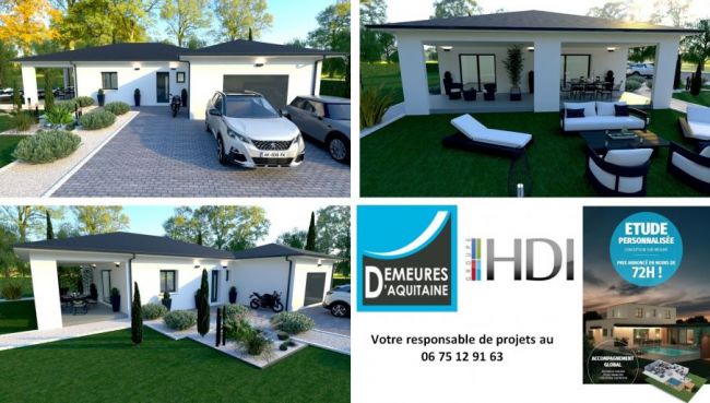 maison 95m2 double garage à Mérignac 33700
