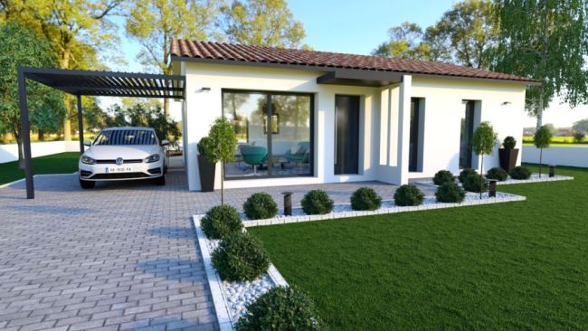 Maison 90m2 3 chambres RE2020 à Arbanats 33640