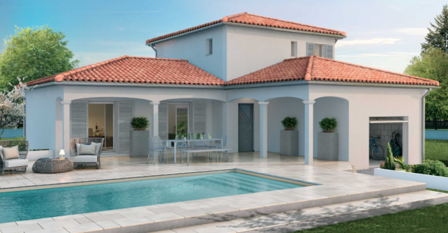 Maison 120m² 4 chambres dont suite parentale + garage 15m² grand terrain 1000m² RE2020