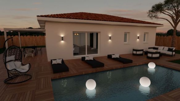 Maison neuve 80 m² à Vielle-Saint-Girons, proche plages et centre-ville