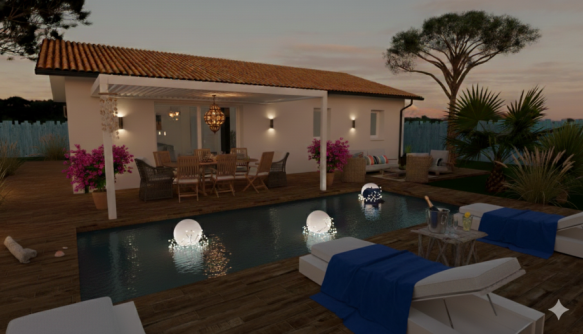 Maison de 90m² à Biscarrosse (40600)