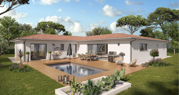 Terrain + maison 100m² 3 chambres RE2020 Eligible PTZ nombreuses possibilités