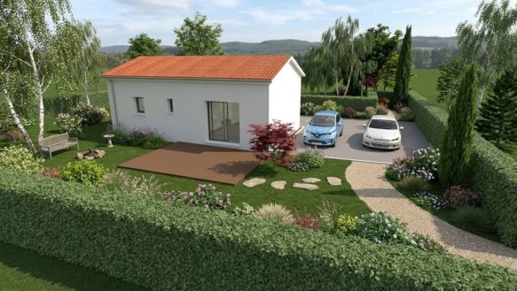 Idéal Séniors , plain-pied neuf de 50 m² avec jardin de 470 m²