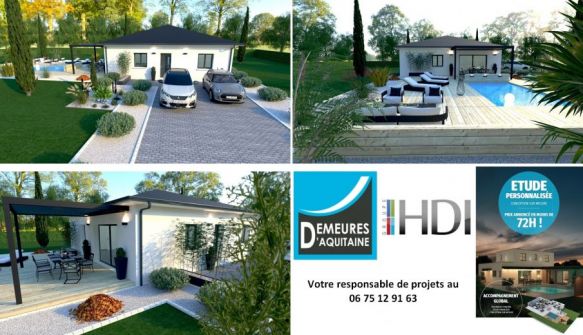 Maison CLE EN MAIN 95m2 RE2020 à Roaillan 33210