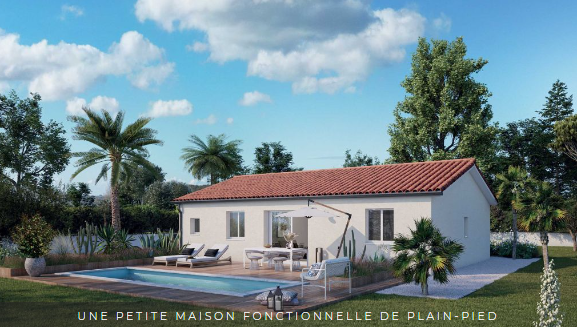 Maison neuve contemporaine idéale primo et solo accédant, 75 m² 2 chambres, plein centre-ville