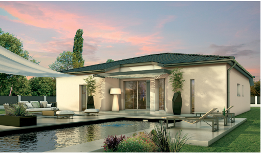 Maison contemporaine à construire de 98 m² sur terrain viabilisé de 500 m² au Taillan-Médoc, proche commodités et écoles – investissement locatif rentable