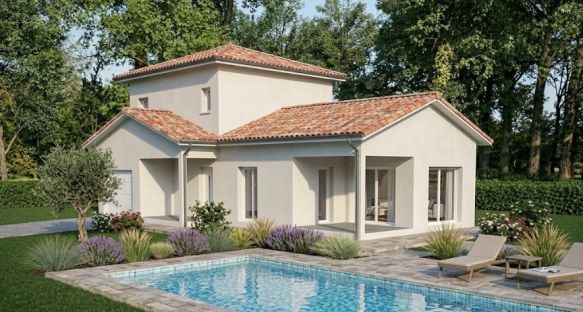Maison traditionnelle de 104 m² à étage plus garage plus terrasse couverte sur un grand terrain piscine possible proche de Biscarrosse Mios Gujan Mestras la gare d’Ychoux est a quelques minutes (40160)