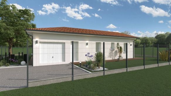 MAISON 90 M² HABITABLE 3CHAMBRES DONT SUITE PARENTALE ET UN GARAGE