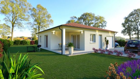 Construction neuve 2 chambres garage terrasse couverte CAZERES SUR ADOUR 40270