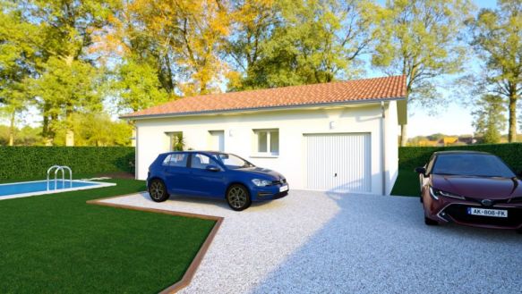 Maison de 74m² + garage à VIELLE SAINT GIRONS