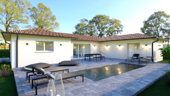 Maison de 119m² avec garage à Cazaux (33260)