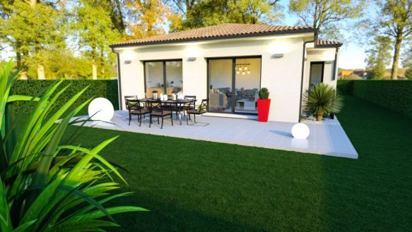 MAISON 4 PIECES SURUN TERRAIN DE 500M² A CREON 33670