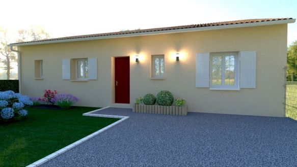 MAISON 4 PIECES SUR UN TERRAIN DE 400M²