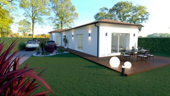 MAISON 4 PIECES SUR UN TERRAIN DE 650M² A ARBANATS