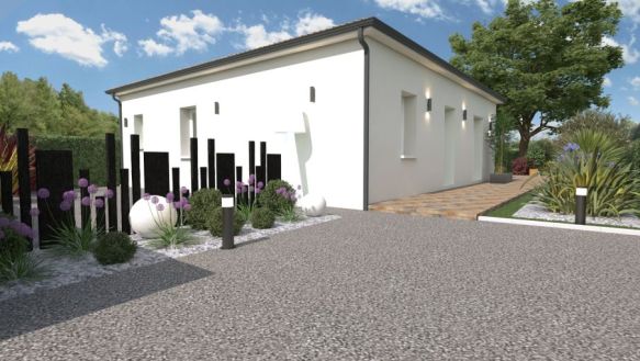 MAISON DE 4 PIECES SUR UN TERRAIN DE 800M²