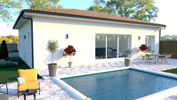 Maison 3 Pièces sur un terrain de 400M2 à CRÉON 33670