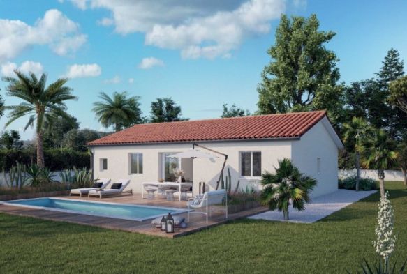 Maison contemporaine de deux chambres à Mimizan au calme (40200)