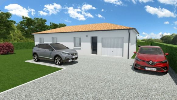 maison a batir 3 chambres et garage saint avit