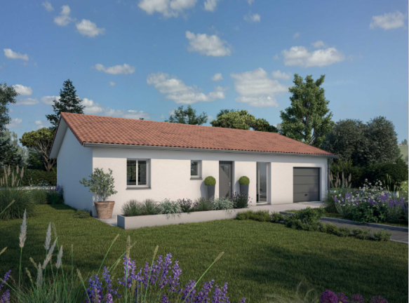 Maison de 3 chambres plus garage à Onesse et Laharie à proximité de Lit et Mixe Saint Julien en Born Mimizan à coté de l'autoroute A63 Bordeaux Bayonne (40110)