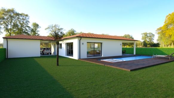 Villa de 120m²  avec patio à Biscarrosse (40600)