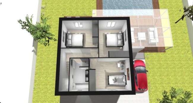 Plan axonométrique modèle Acacia - R1