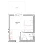 Cocoon 1 - Plan Studio de jardin - 30 m² - Demeures d'Aquitaine