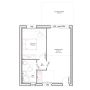 Cocoon 2 - Plan - Petite maison 1 chambre - 42 m² - Demeures d'Aquitaine