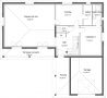 Plan 2D modèle de maison Charme à étage - RDC - 116 m² - 3 chambres + Garage