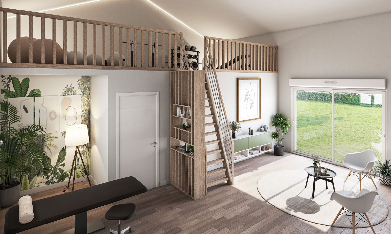 Cocoon 2B - Petite maison 1 chambre - Mezzanine - 64 m² - Demeures d'Aquitaine