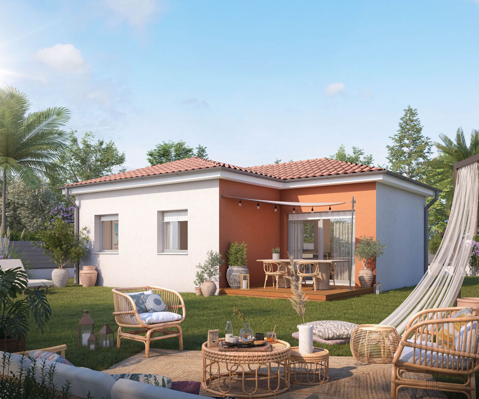 Cocoon 4 : 2 chambres - 50 m² - Terrasse - Demeures d'Aquitaine