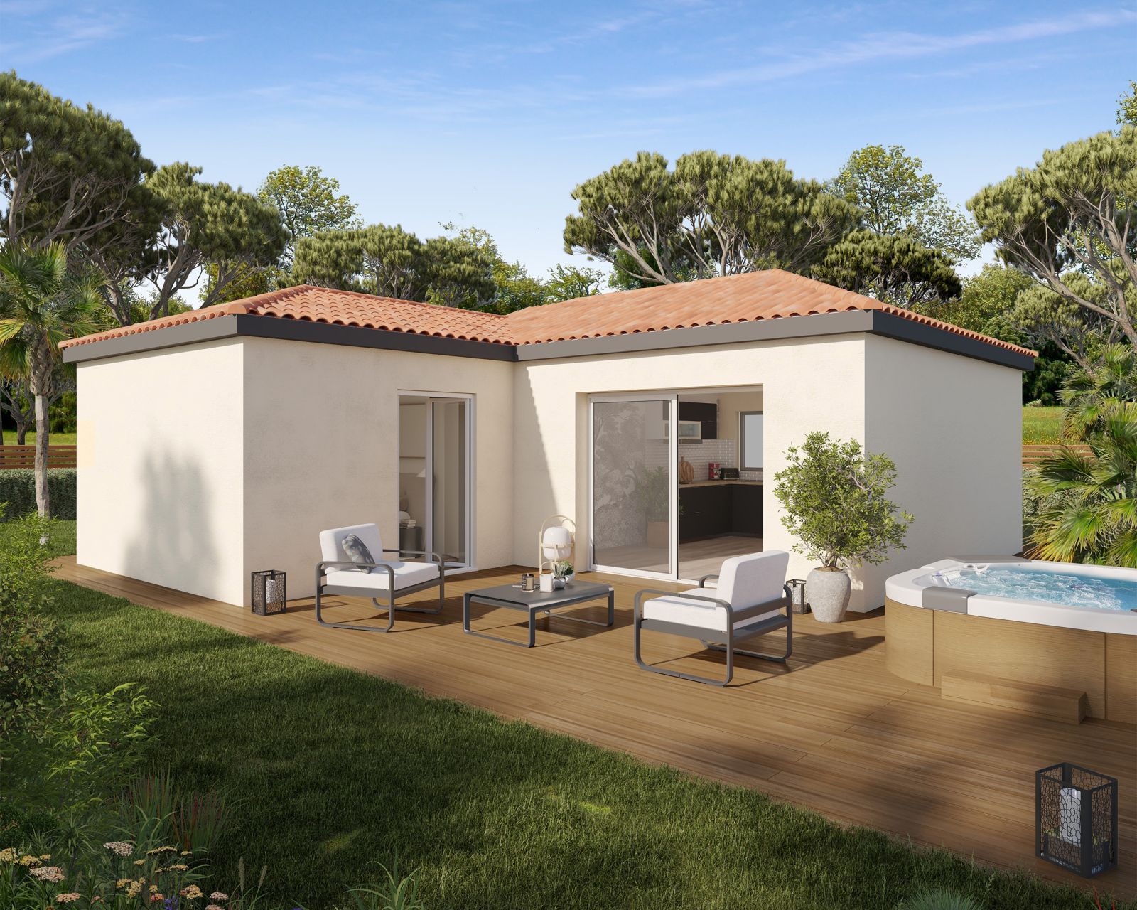 Cocoon 5 - Petite maison de jardin - 50 m² - 2 chambres - Demeures d'Aquitaine