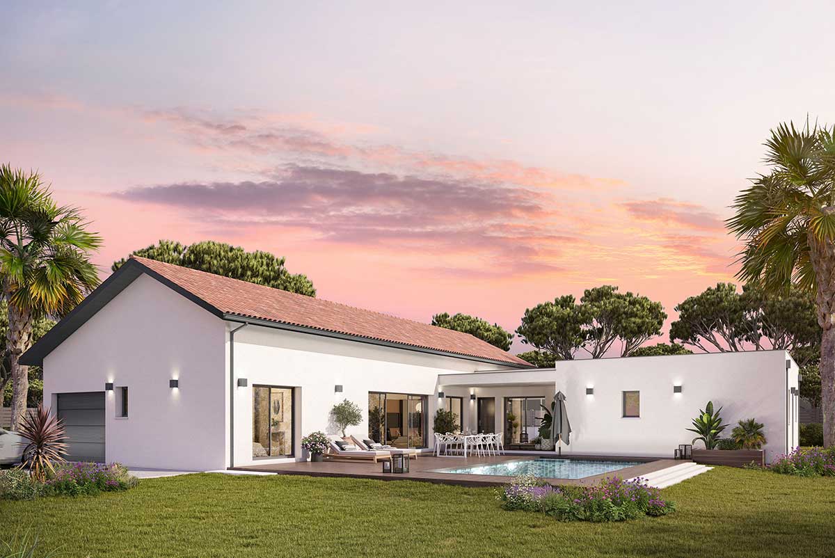Modèle de maison de plain pied - Ideal investisseur !