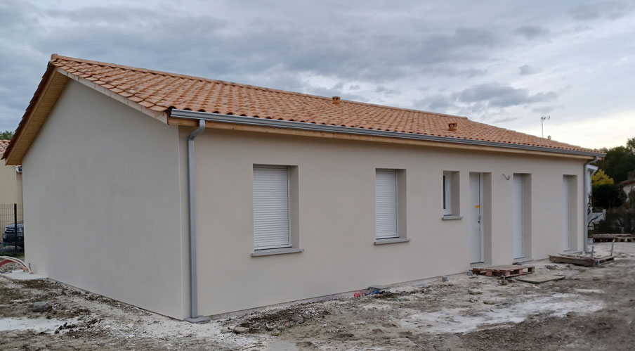 Maison construite à Moulis en Médoc en Gironde