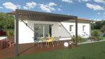 maison rectangle 90m² 3 chambres salle d'eau fonctionnelle lumineuse landes cazeres sur adour DEMEURES D'AQUITAINE